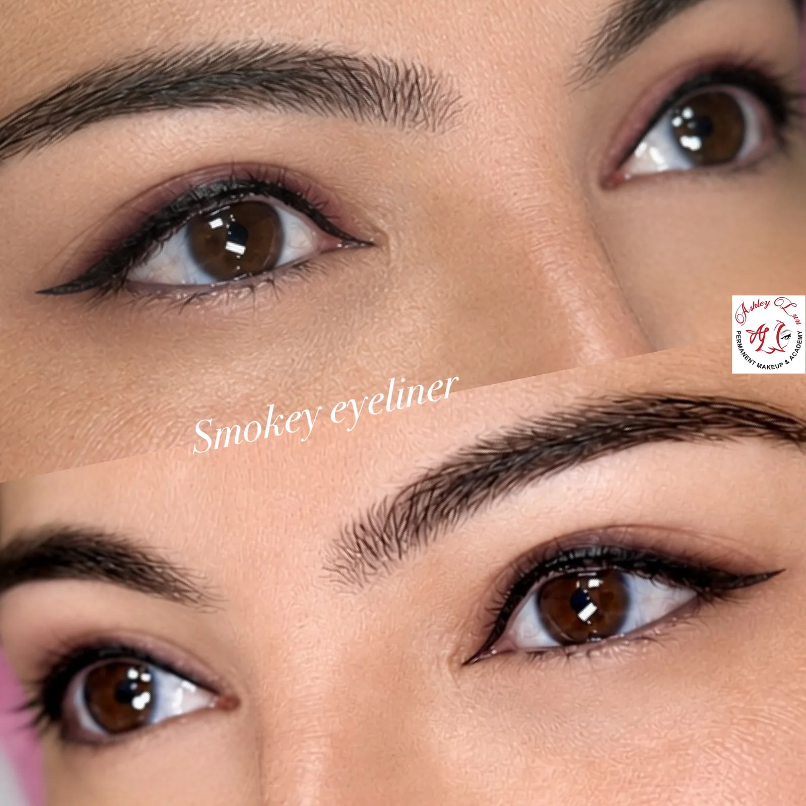 Smokey Eyeliner permanent makeup work by Ashley Luu